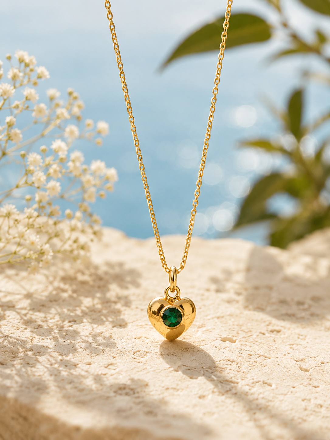 Emerald Glow Necklace