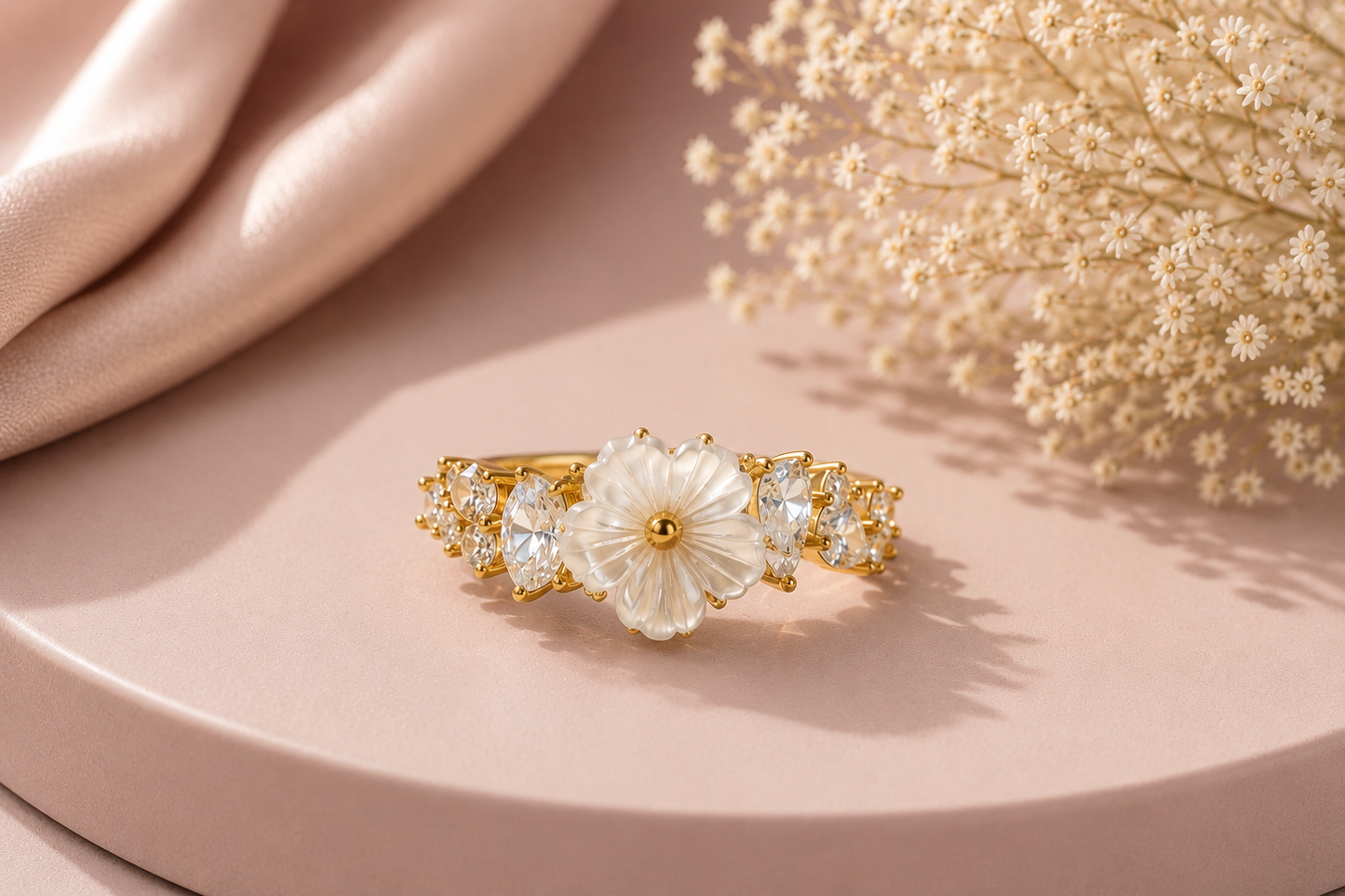 Ivory Bloom RIng