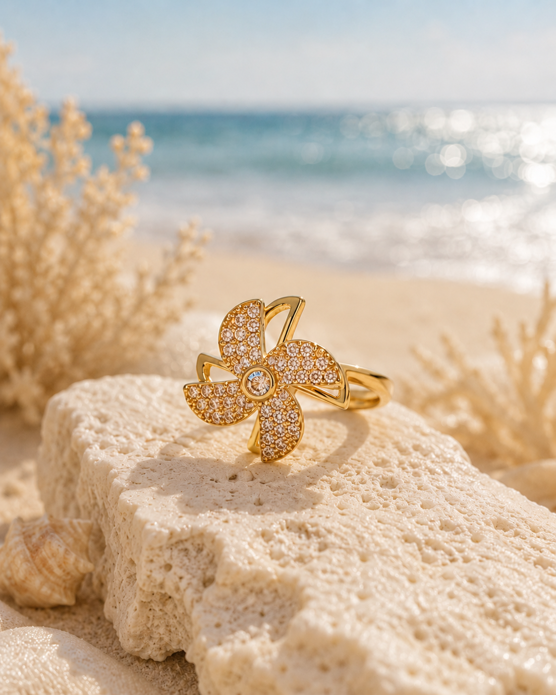 Petal Whirl Ring