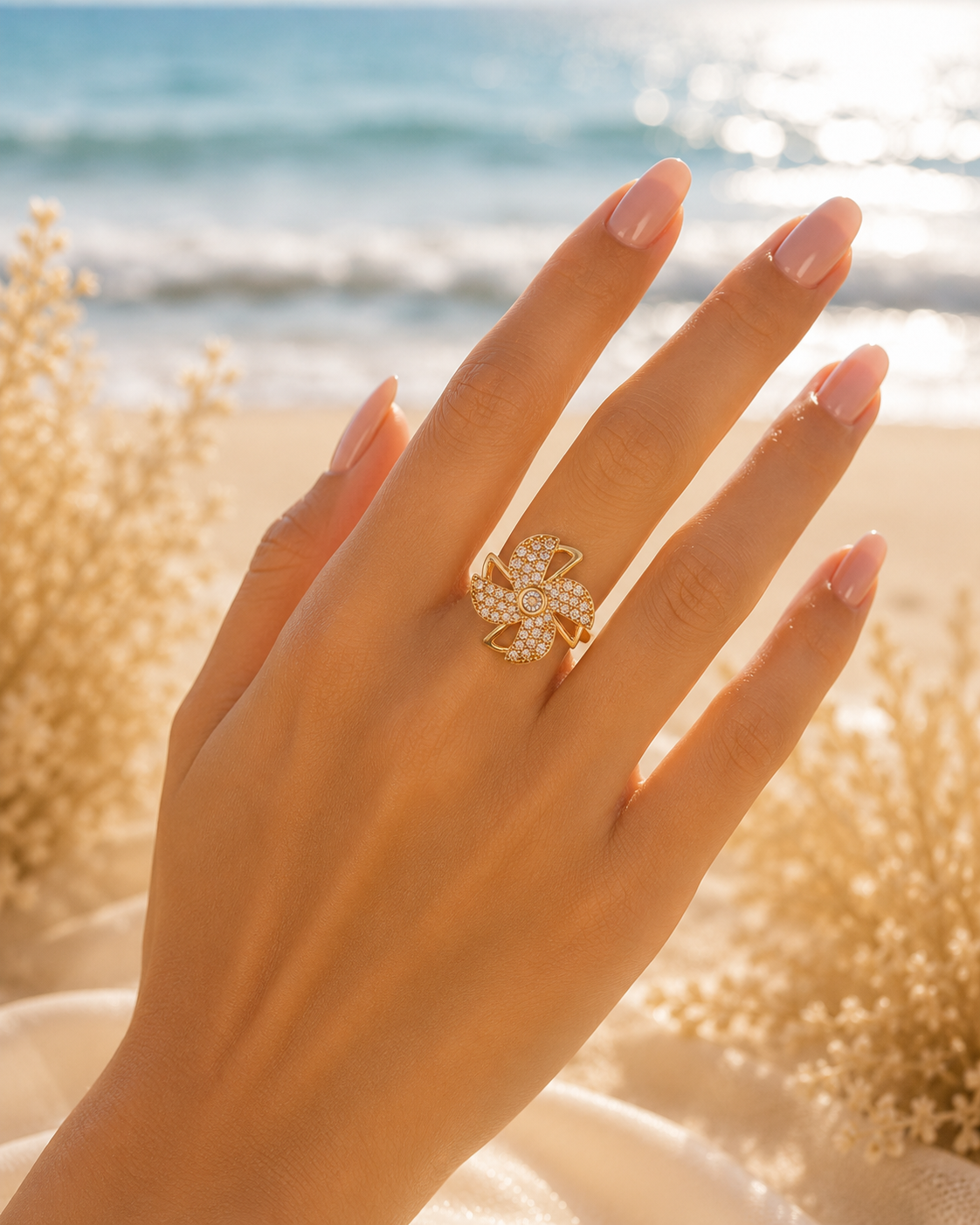 Petal Whirl Ring