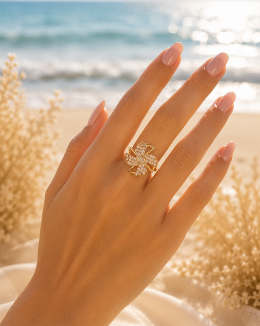 Petal Whirl Ring