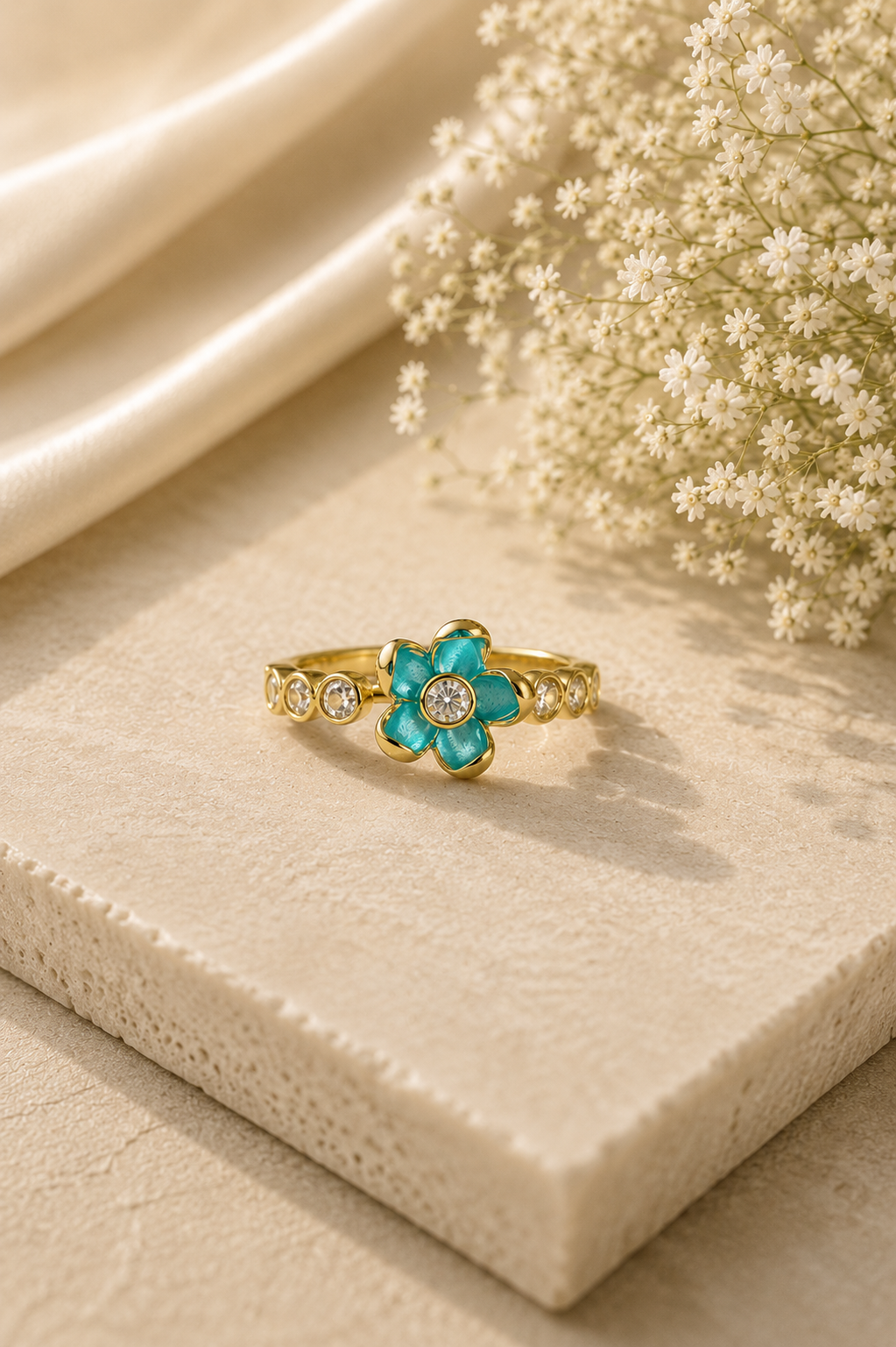 Turquoise Bloom Ring