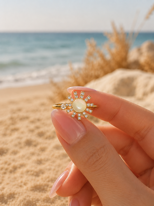 Twirling Sun Ring